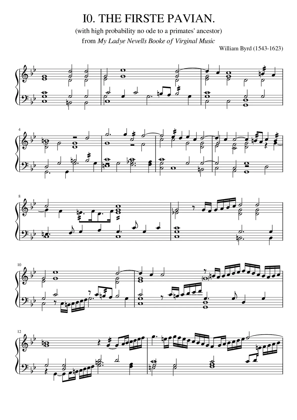 The Firste Pavian - Page 1