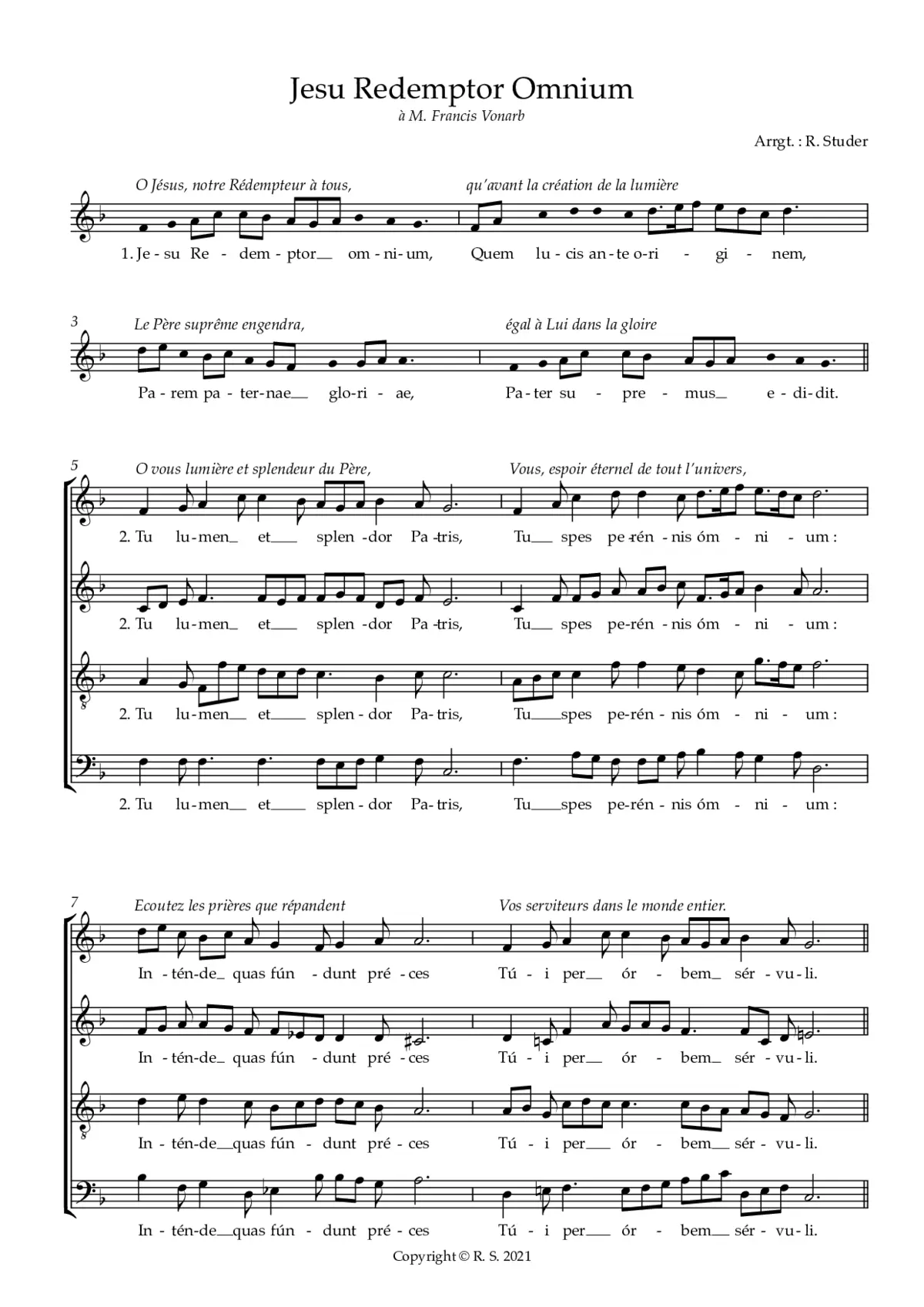 Jesu Redemptor omnium - Page 1