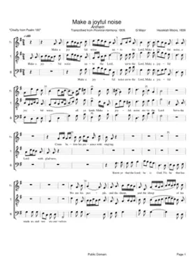 Make a joyful noise - Hezekiah Moors