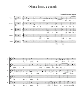 Ohime lasso, e quando