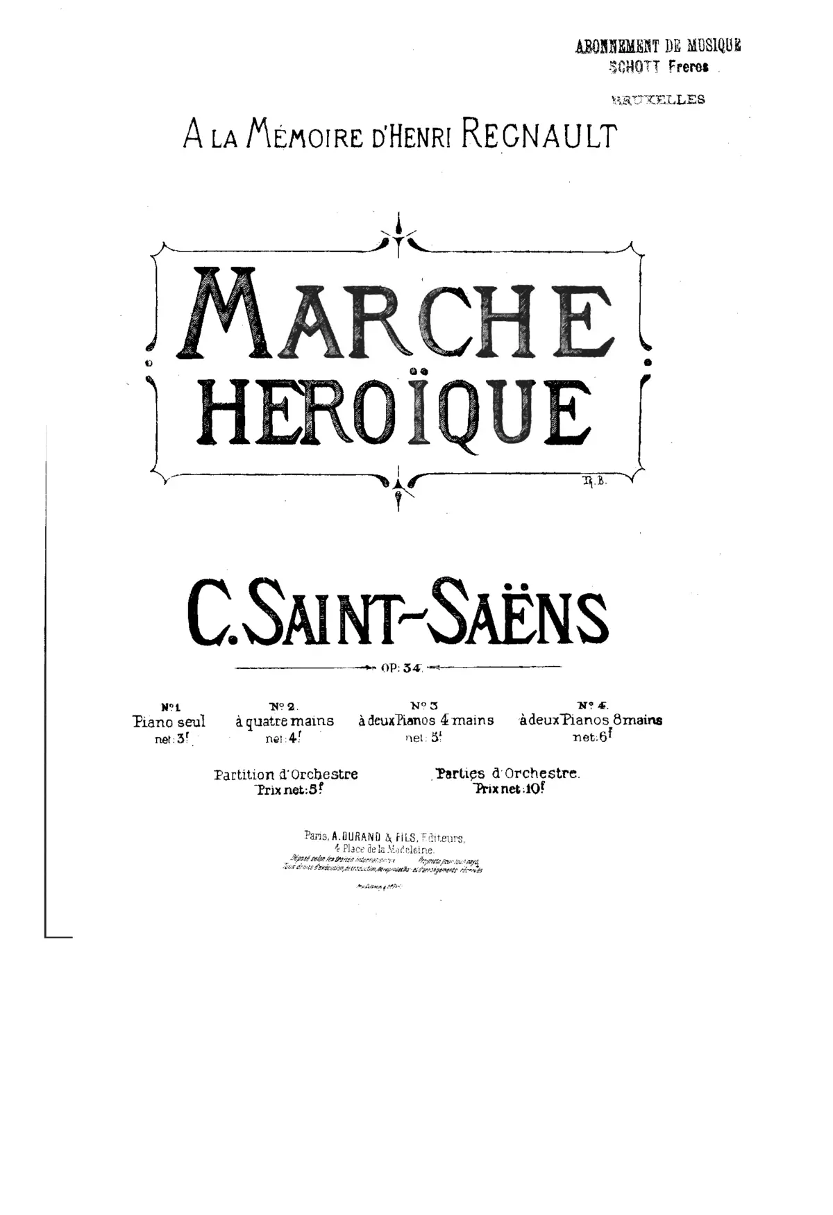 Marche héroïque - Page 1