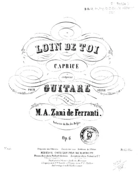 Caprice 'Loin de toi', Op.6
