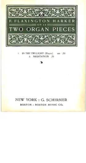 2 Organ Pieces, Op.43