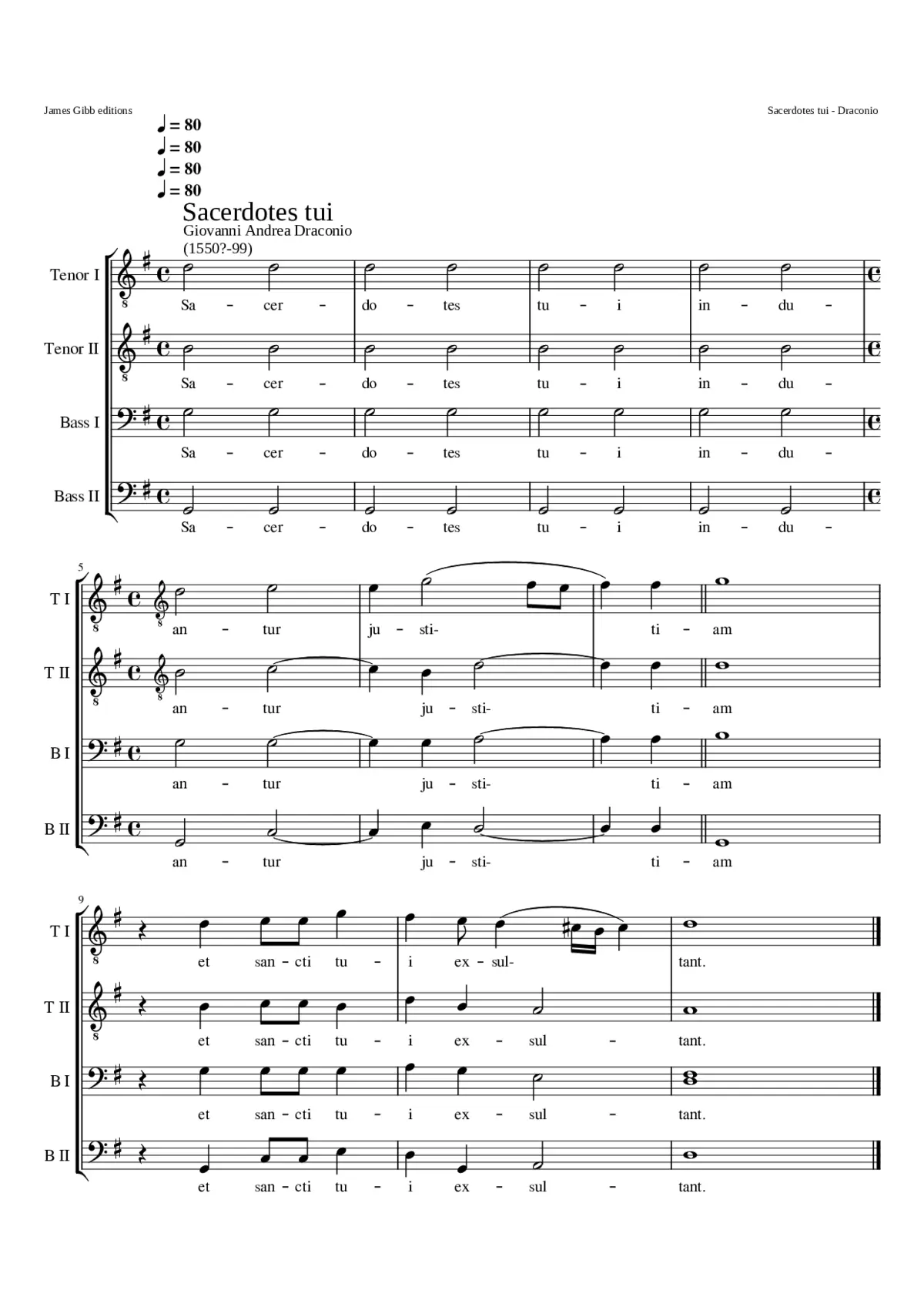 Sacerdotes tui - Page 1