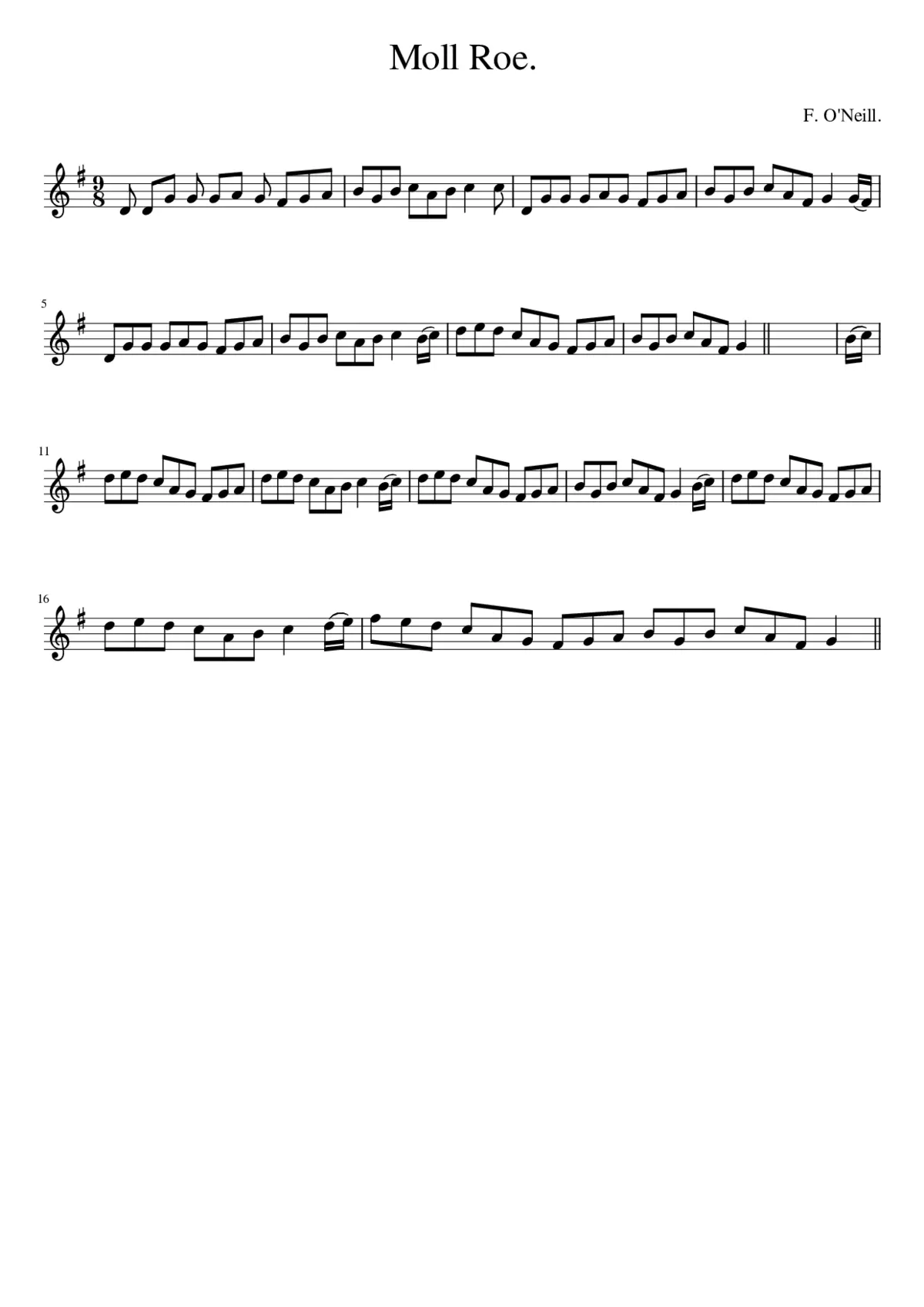 Moll Roe - Page 1