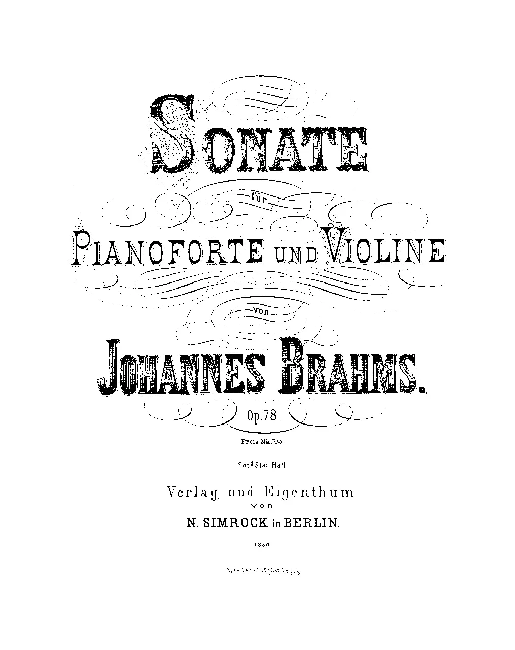 Violin Sonata No.1 - Page 1