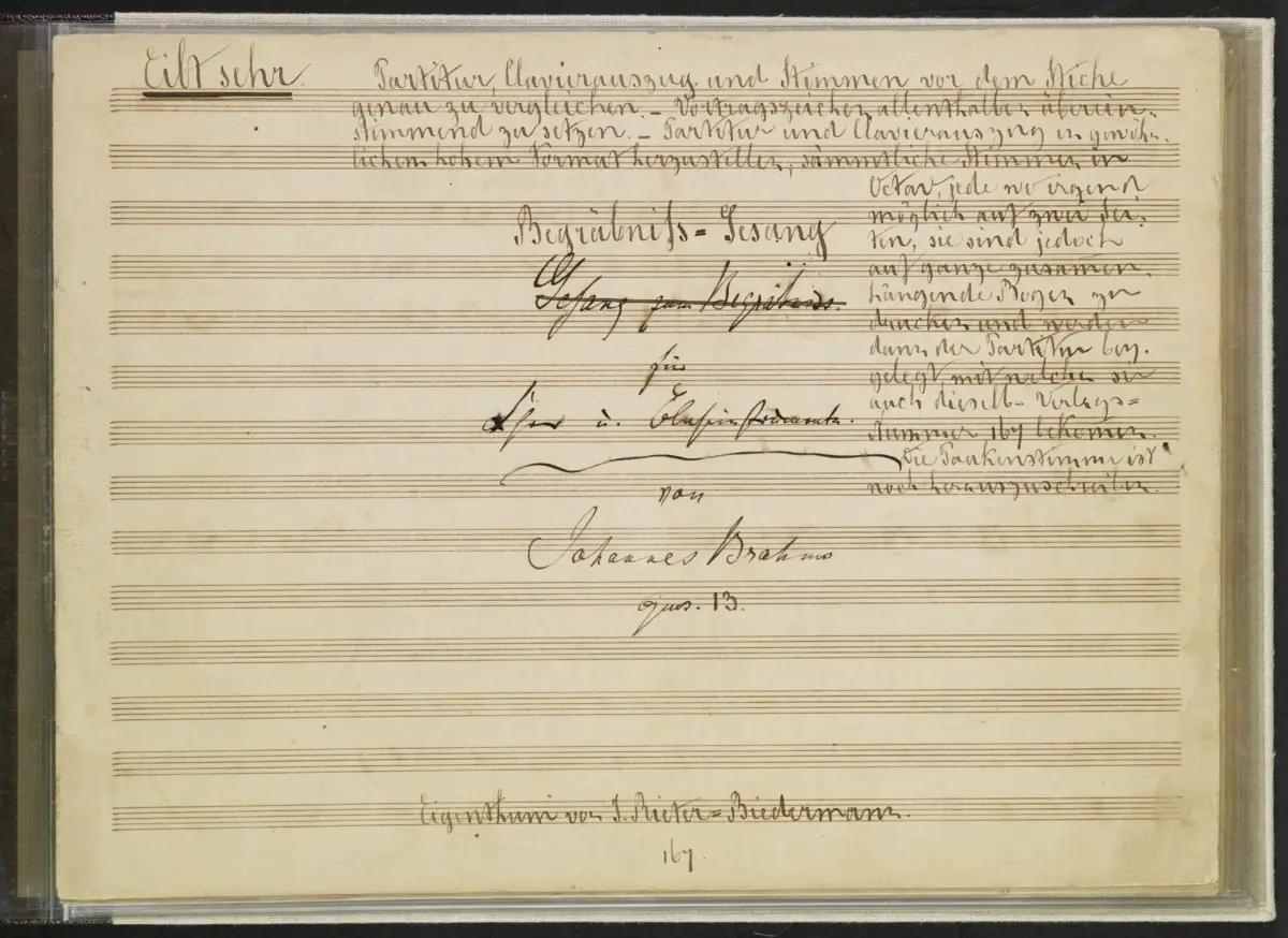 Begräbnisgesang - Page 1