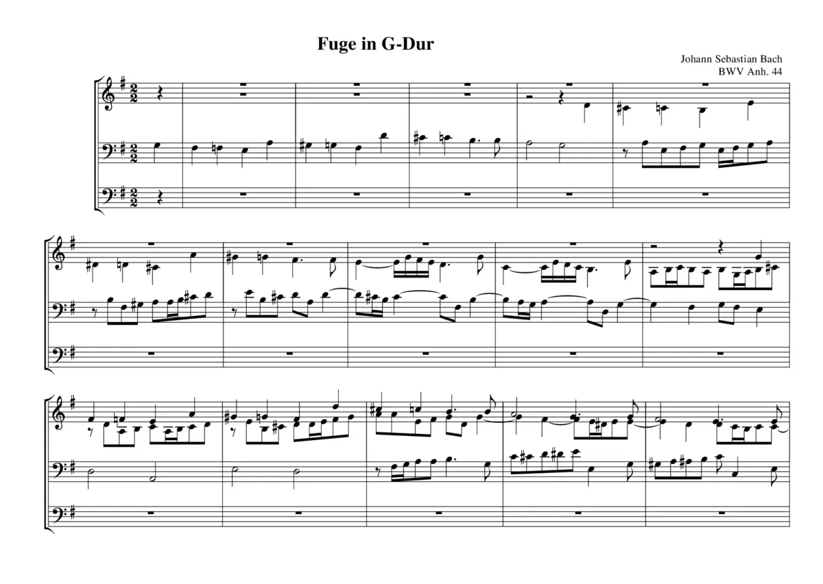 Fugue - Page 1
