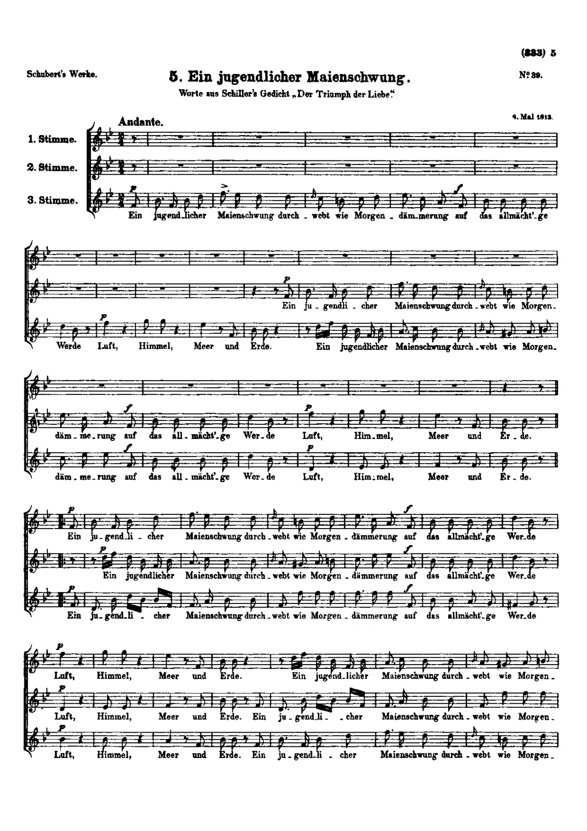 Ein jugendlicher Maienschwung - Page 1