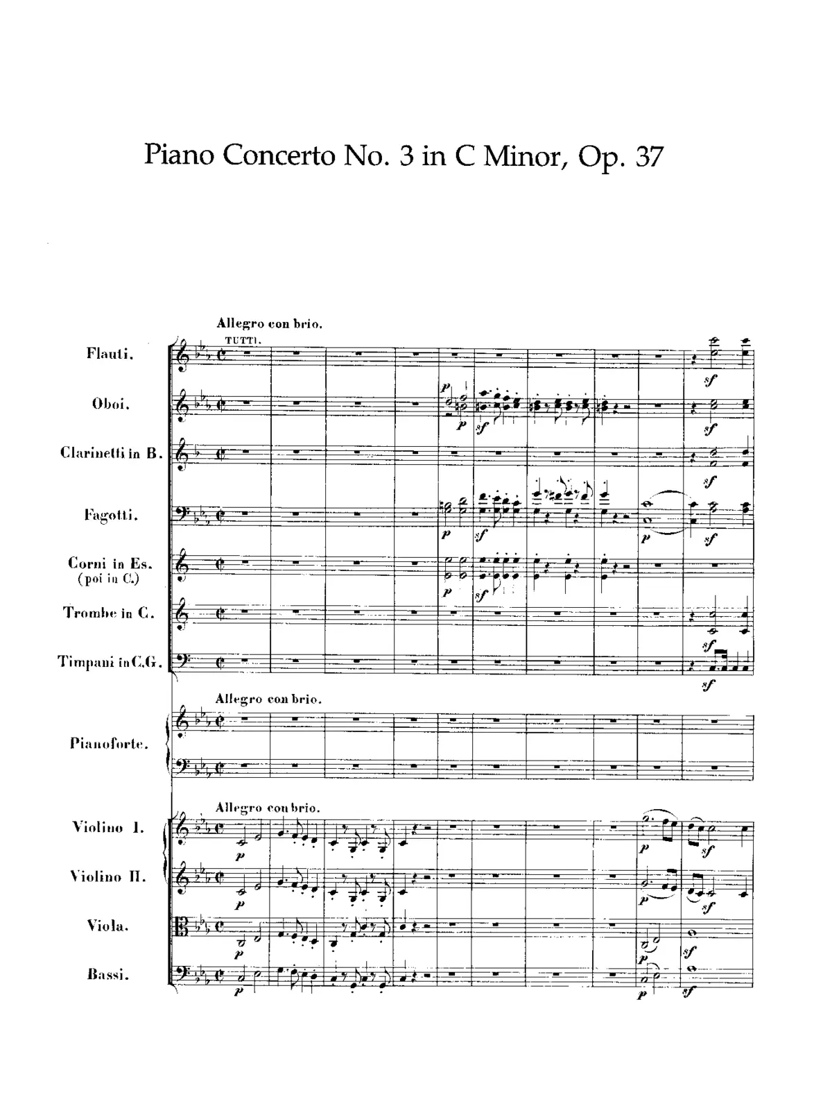 Piano Concerto No.3 - Page 1
