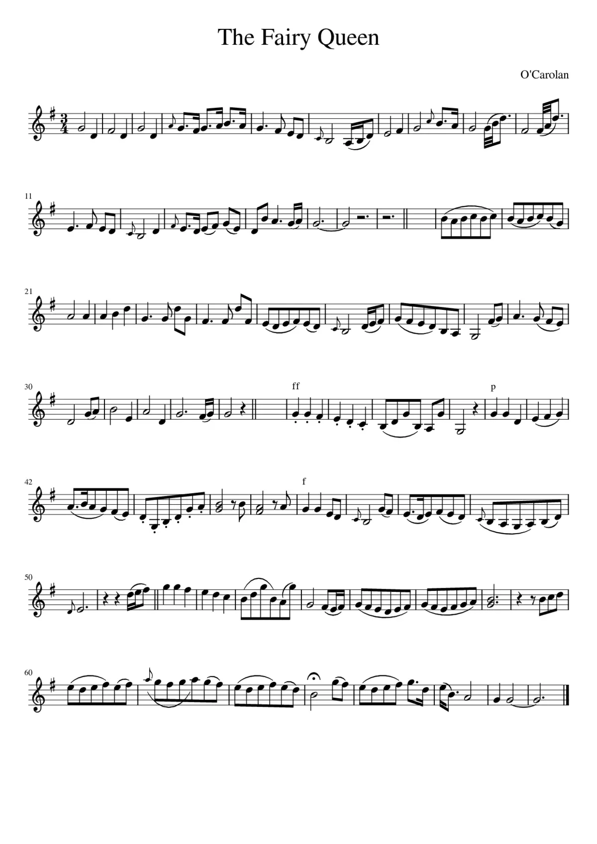 The Fairy Queen - Page 1