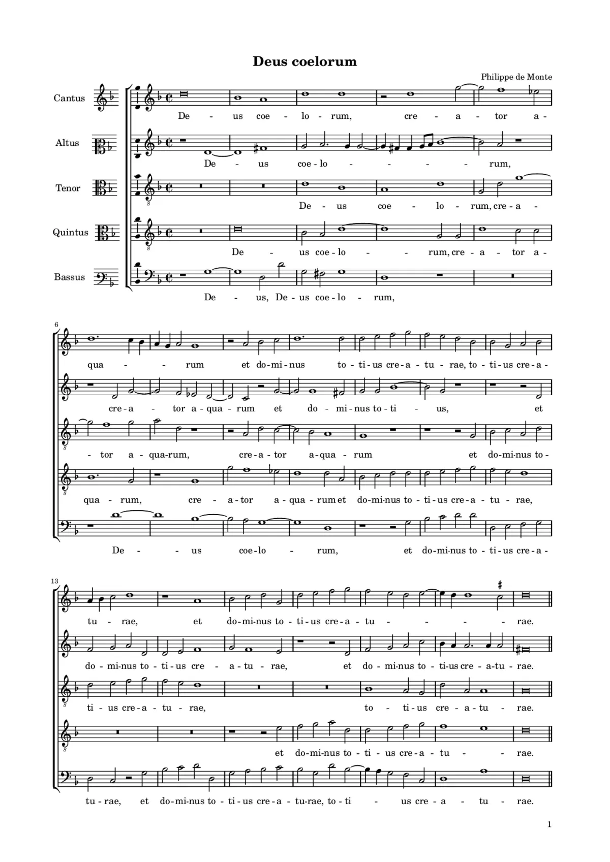 Deus coelorum - Page 1