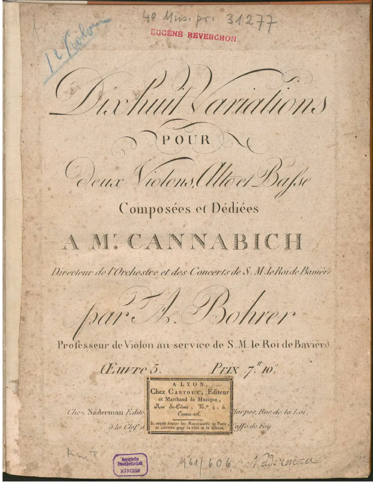 18 Variations for String Quartet, Op.5 - Page 1
