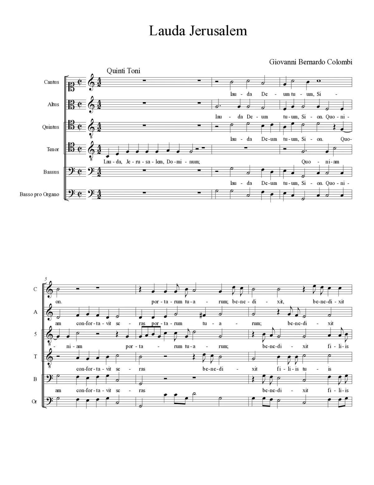 Lauda Jerusalem - Page 1