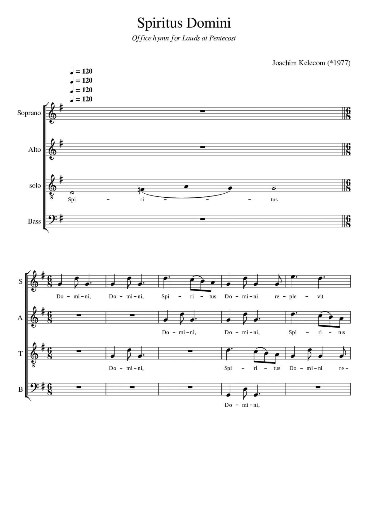 Spiritus Domini - Page 1