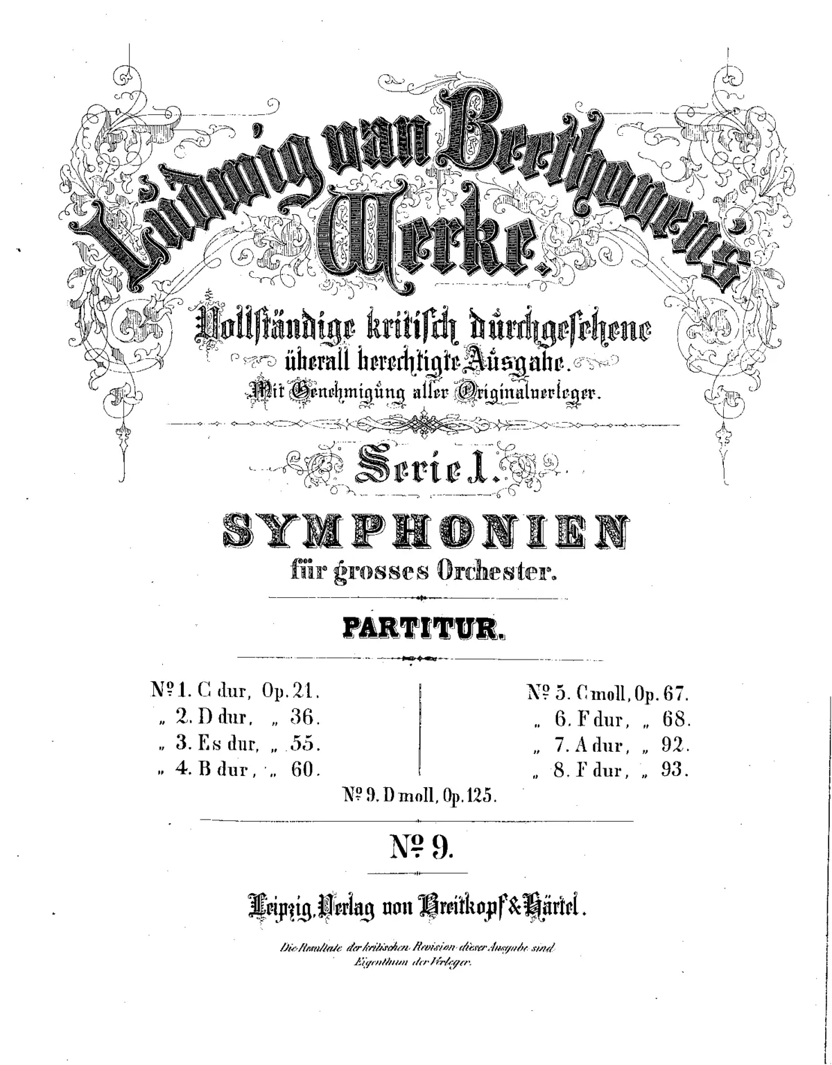 Symphony No.9 - Page 1