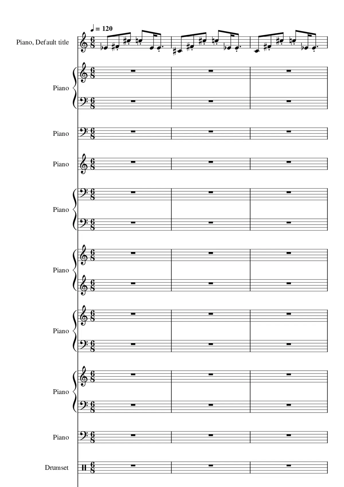 3 Gymnopédies - Page 1