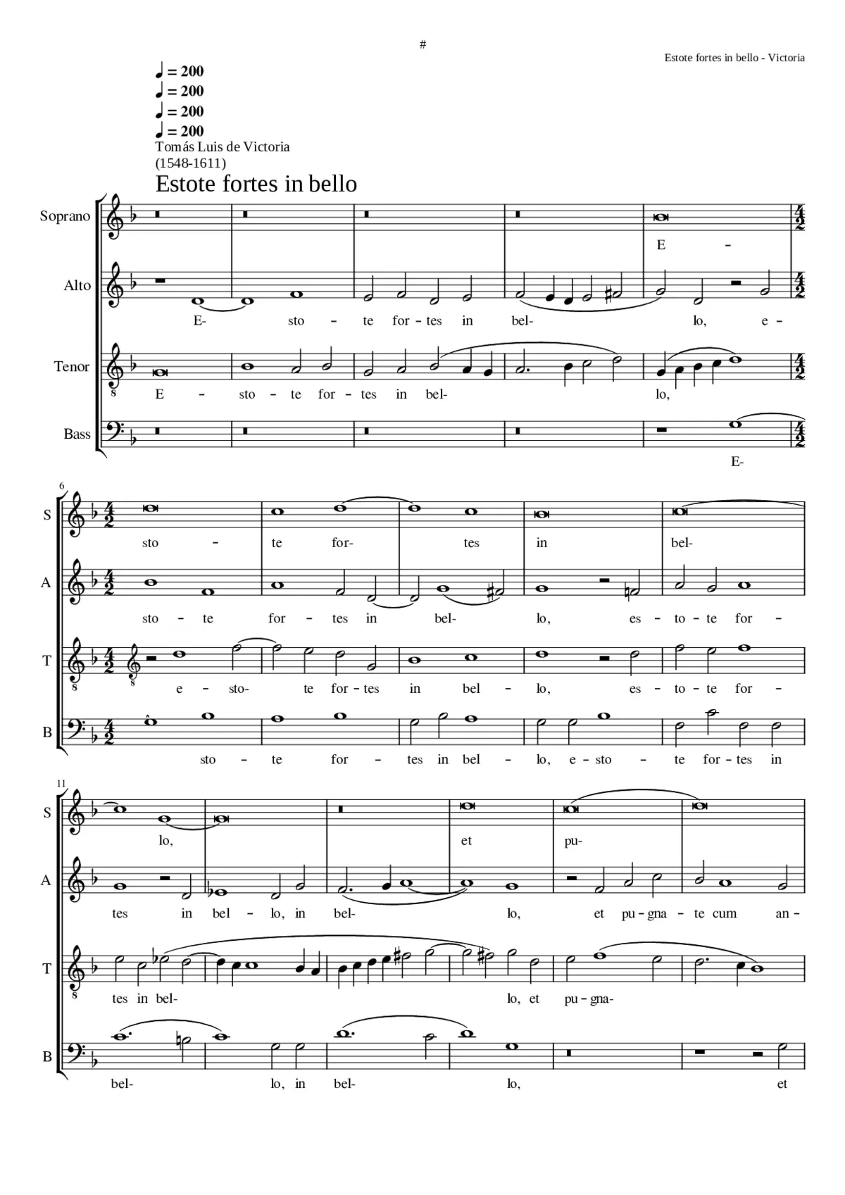 Estote Fortes In Bello - Page 1