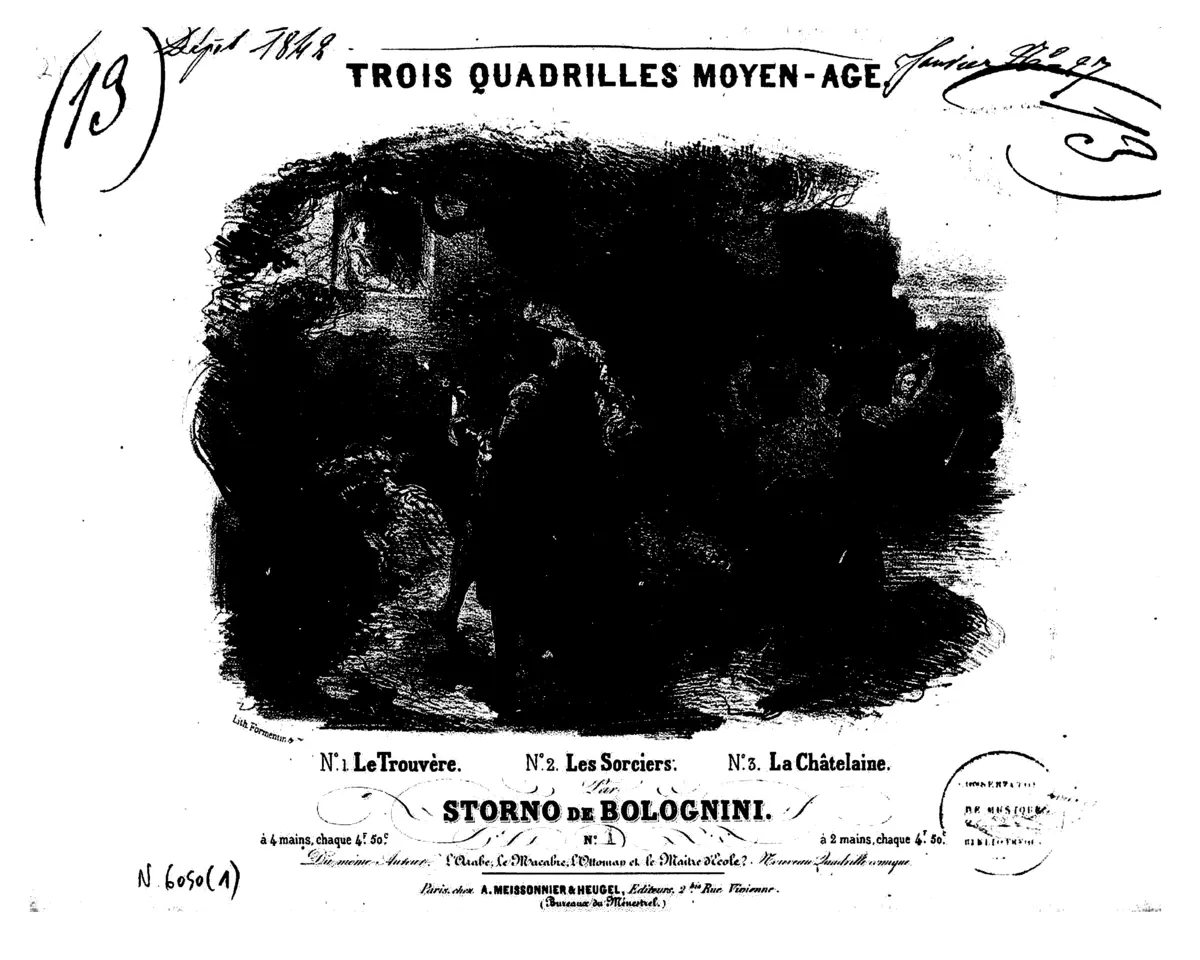Trois quadrilles Moyen-Âge - Page 1