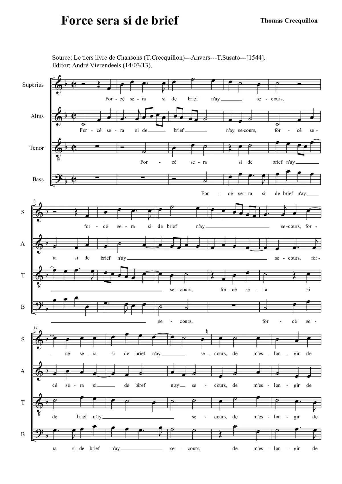 Force sera si de brief - Page 1