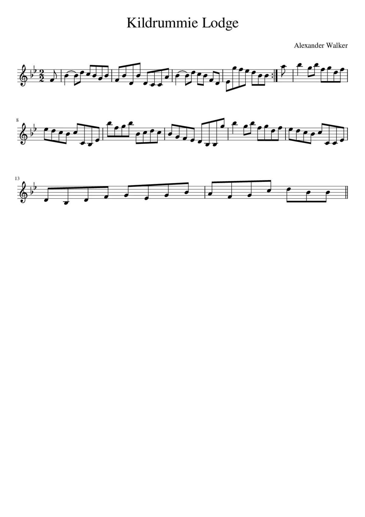 Kildrummie Lodge - Page 1