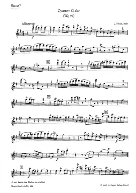 Quartet in G major, H.539