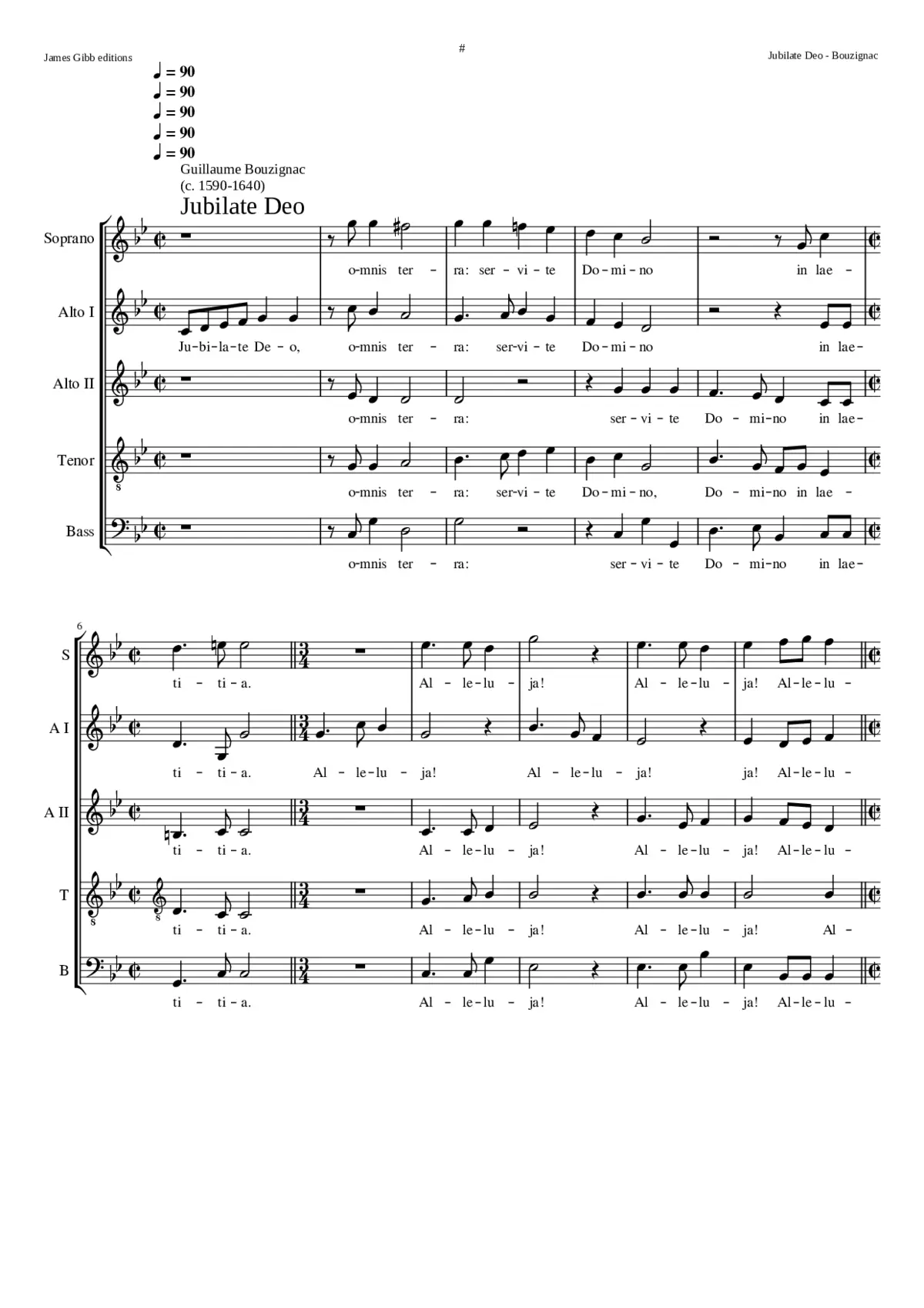 Jubilate Deo - Page 1