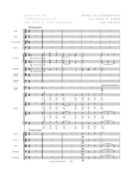 Hymn for the Commemoration of the Niels W. Gade Centenary