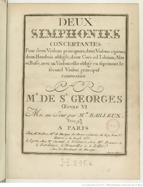 2 Symphonies concertantes