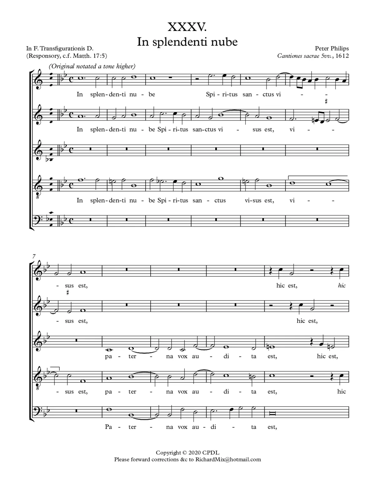 In splendenti nube - Page 1