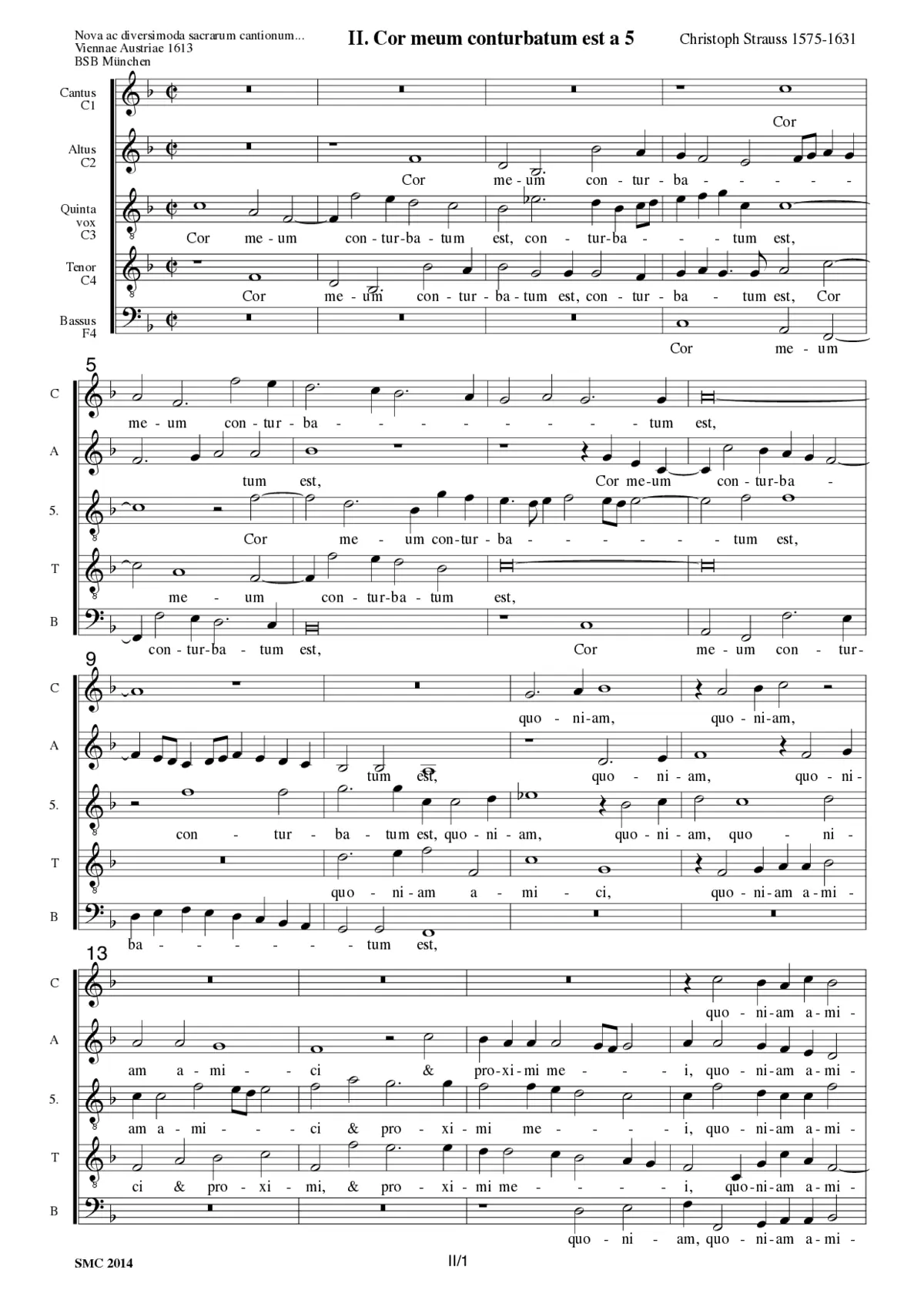 Cor meum conturbatum est a 5 - Page 1