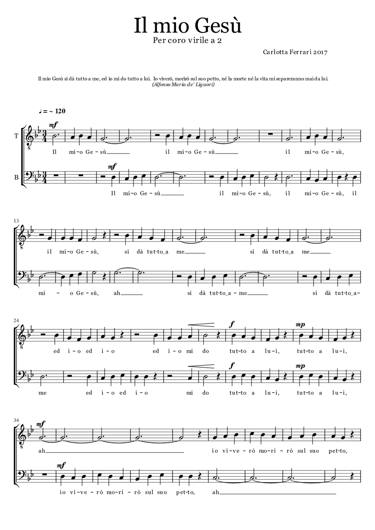 Il mio Gesù - Page 1