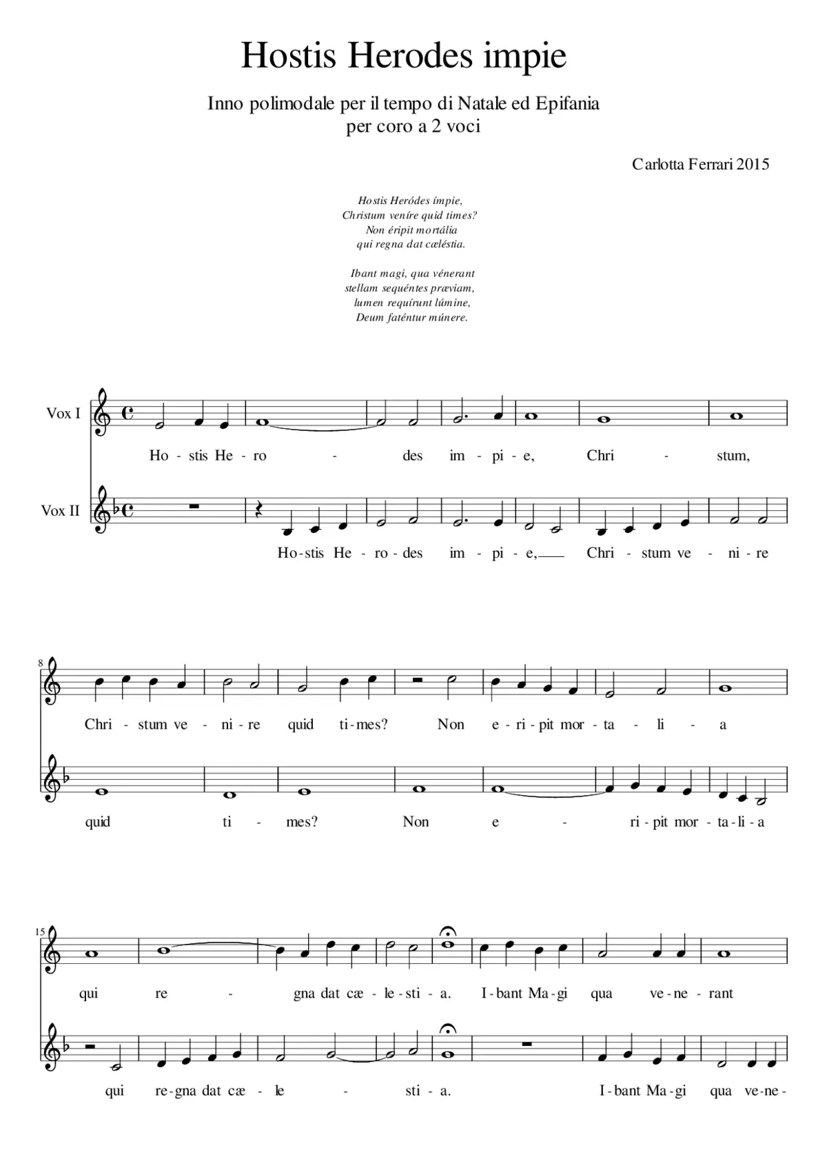 Hostis Herodes impie - Page 1