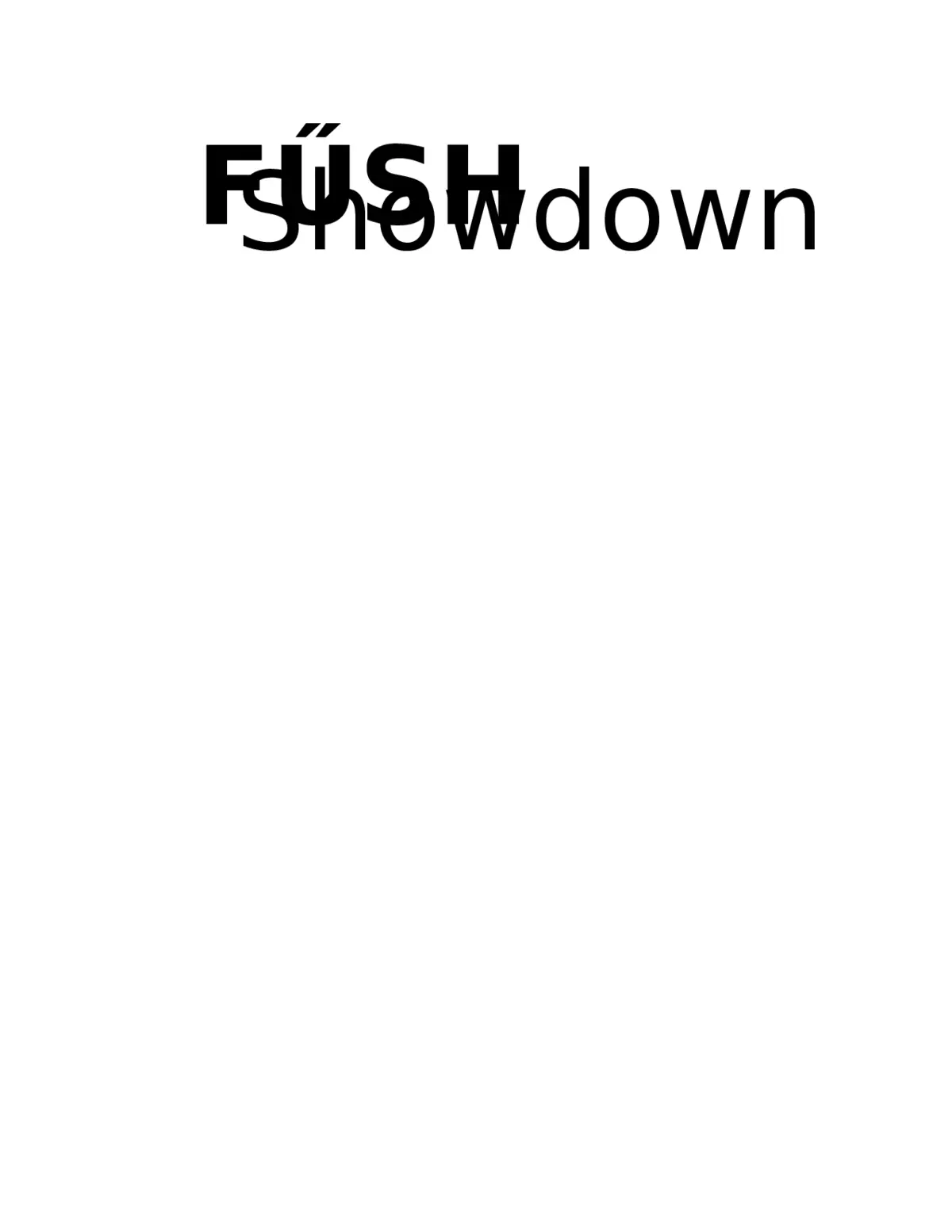 Füsh Showdown - Page 1