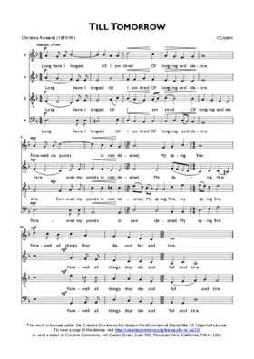 Till Tomorrow