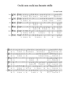 Occhi non occhi ma lucente stelle