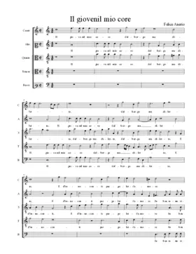 Il giovenil mio core