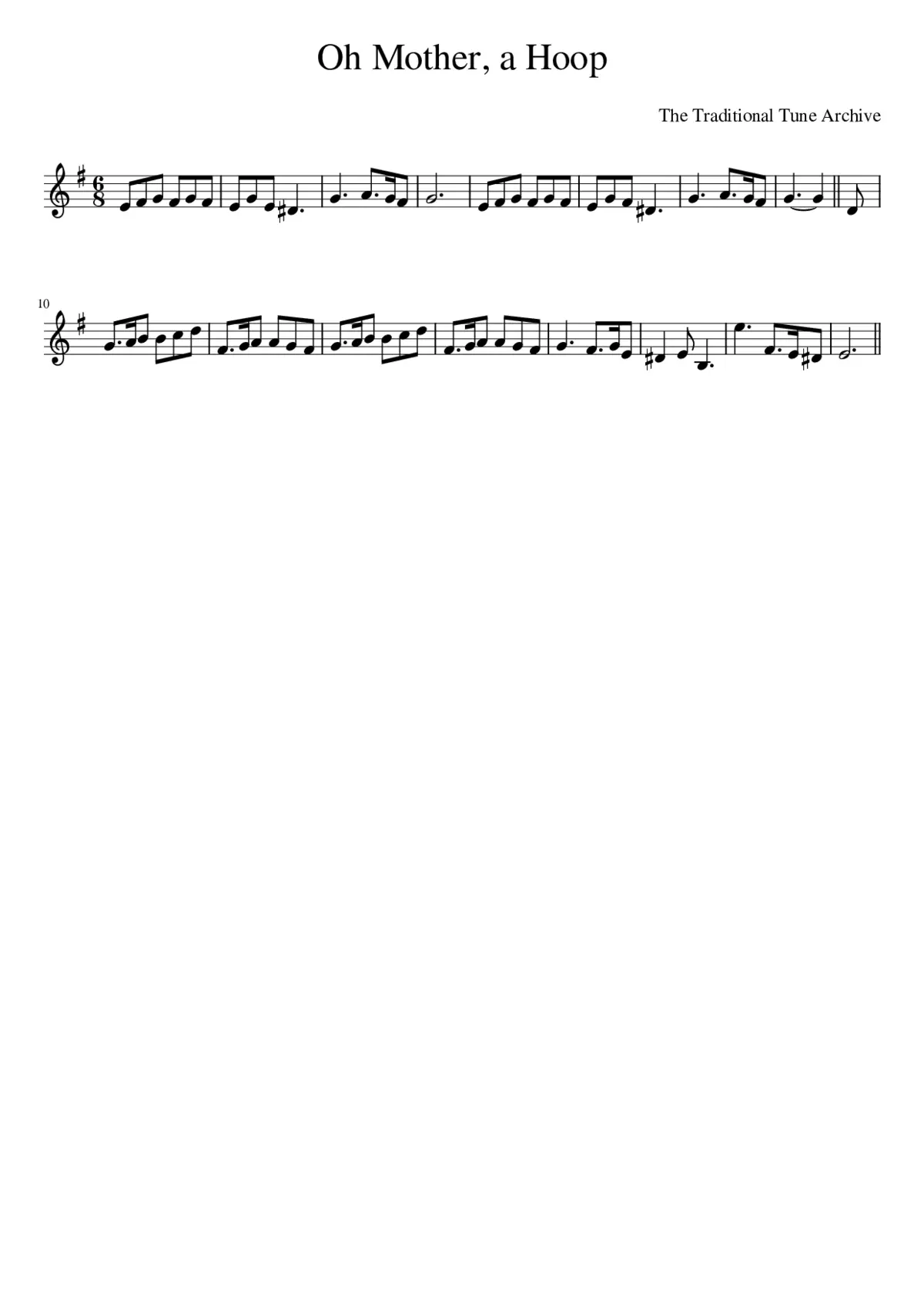 Oh Mother a Hoop - Page 1