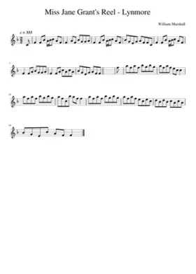 Miss Jane Grant's Reel - Lynmore