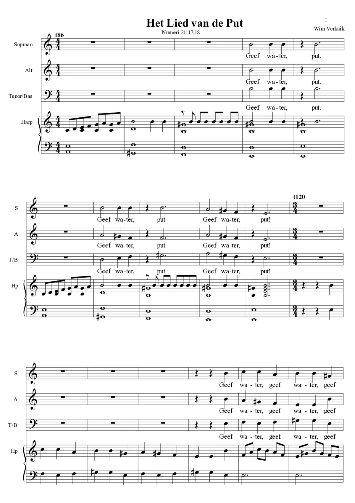 Het Lied van de Put - Page 1