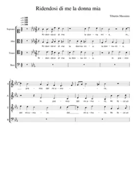 Ridendosi di me la donna mia