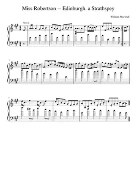 Miss Robertson -- Edinburgh. a Strathspey