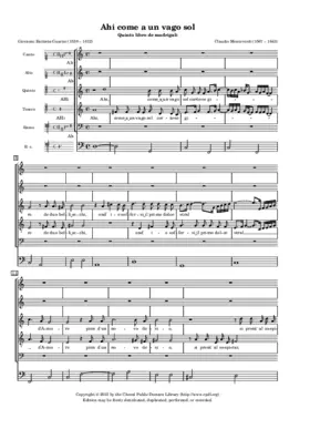 Ahi come a un vago sol