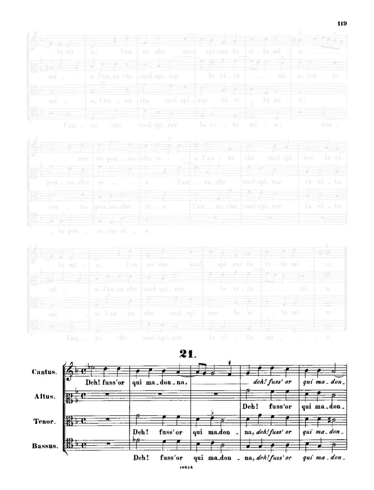 Deh, fuss'or qui madonna - Page 1