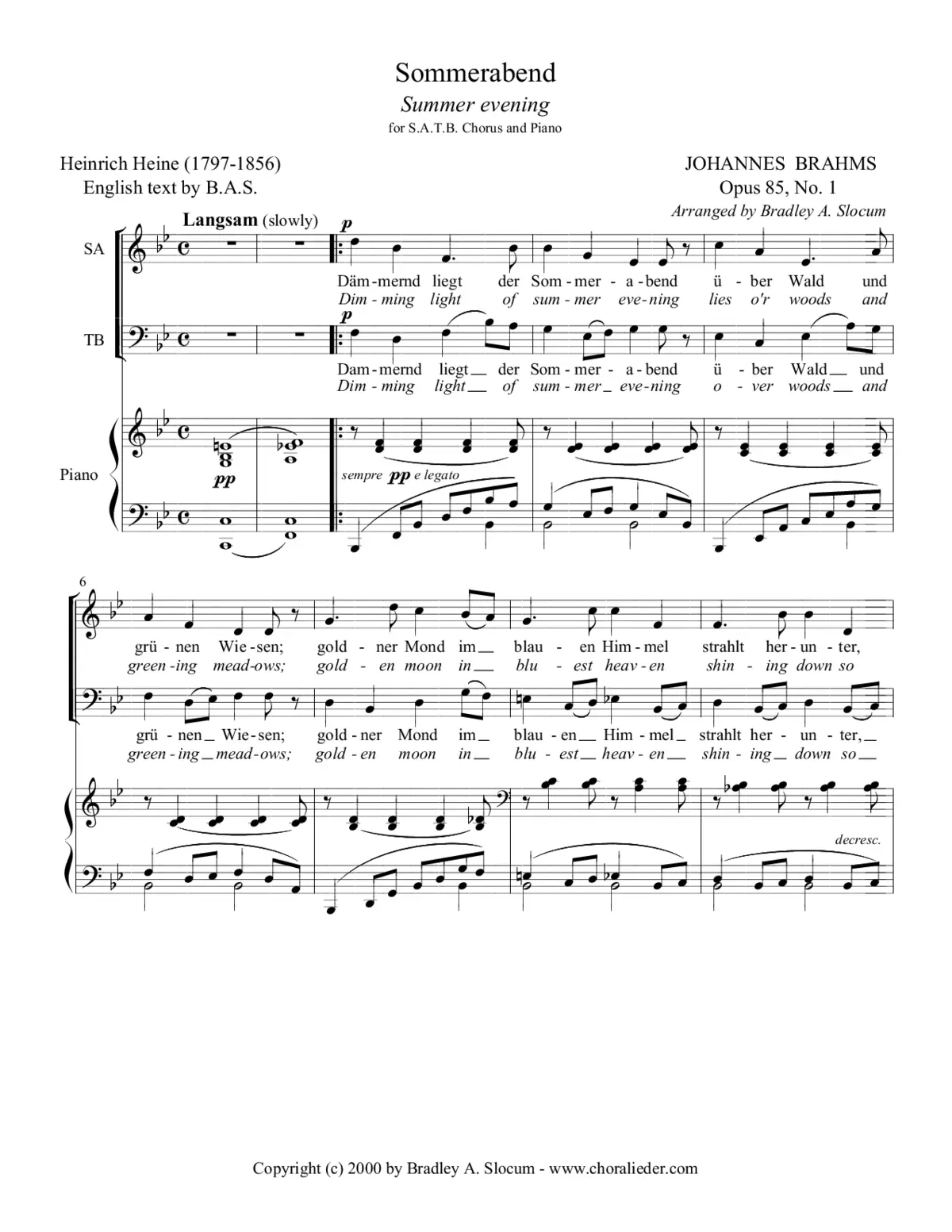 6 Lieder - Page 1