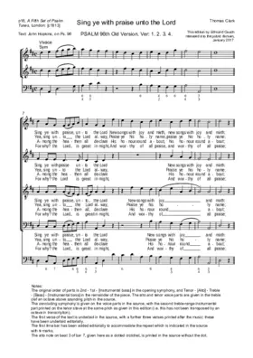 Sing ye with praise unto the Lord