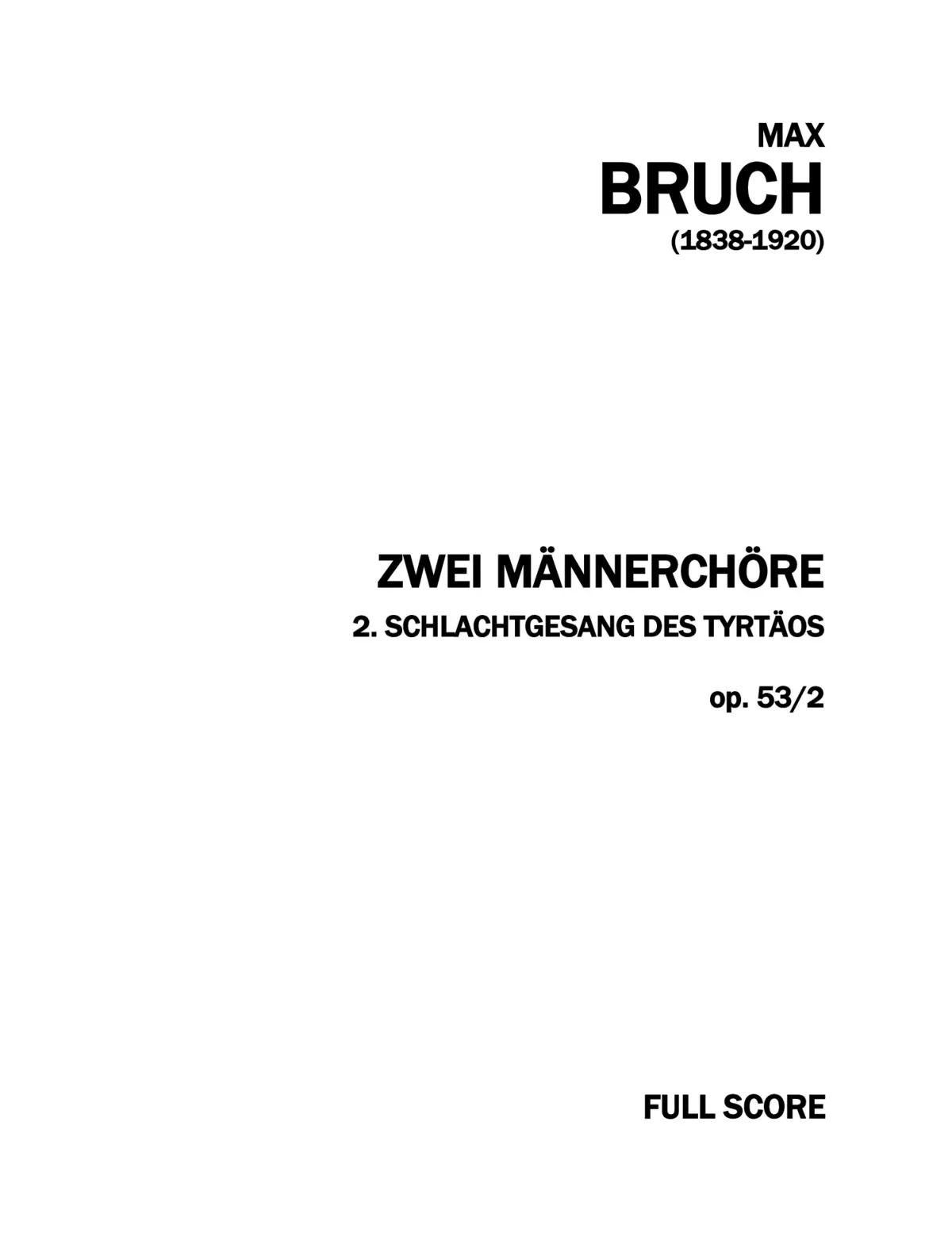 2 Männerchöre - Page 1