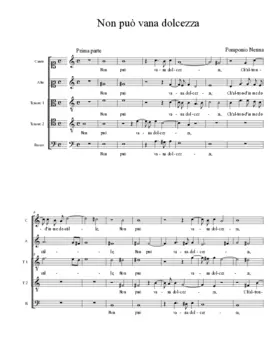 Non può vana dolcezza