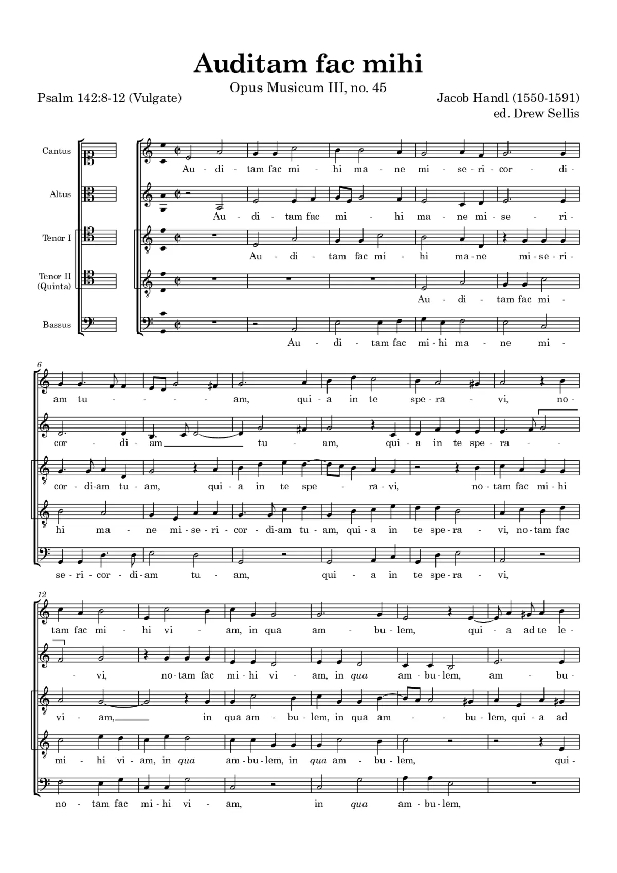 Auditam fac mihi - Page 1