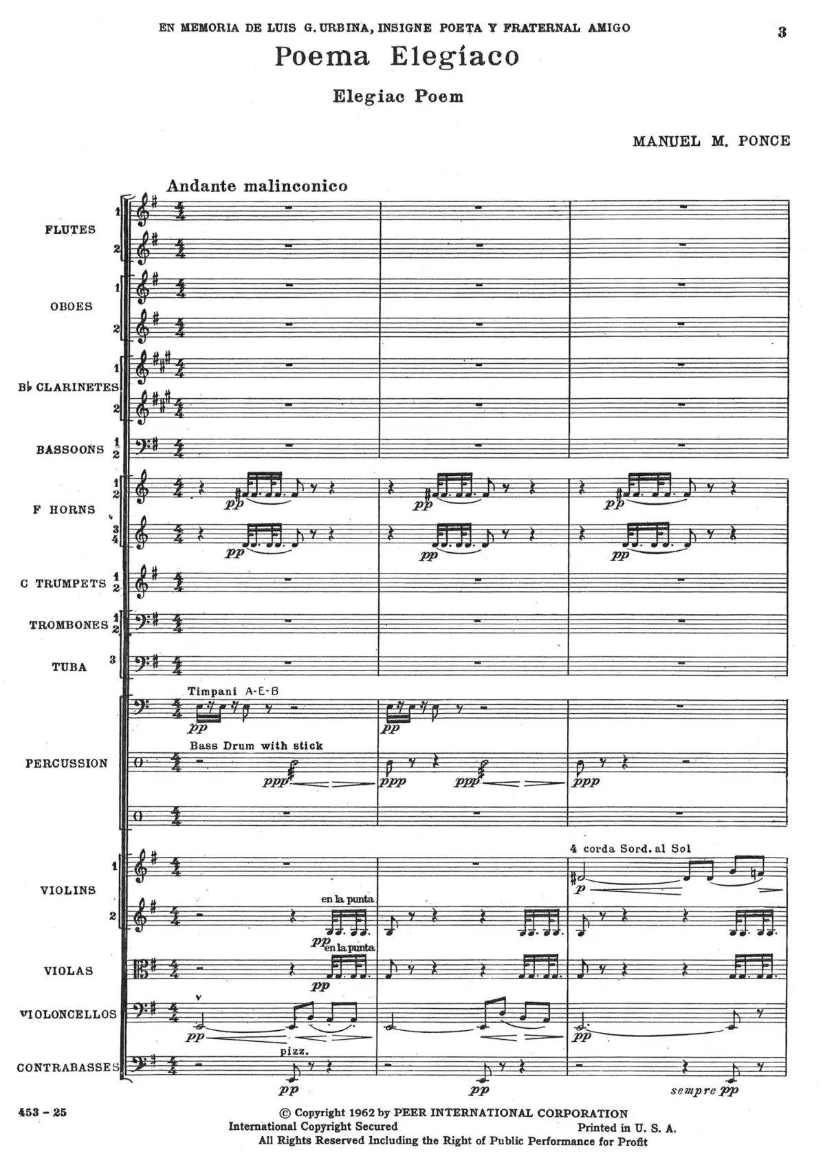 Poema Elegíaco - Page 1